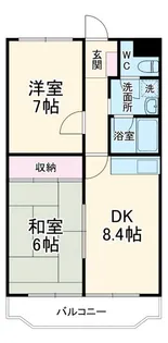 マンションアルボ【3階】の間取り