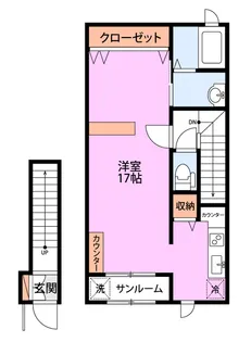 Common米山【2階】の間取り
