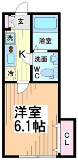 神奈川県川崎市多摩区西生田2【アパート】の間取り