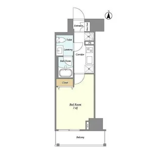 東京都荒川区南千住2【マンション】の間取り