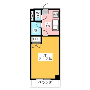 ダイヤアートマンション【2階】の間取り