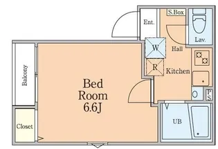アレッサ西日暮里【4階】の間取り