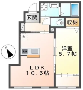 東京都西東京市田無町4【アパート】の間取り