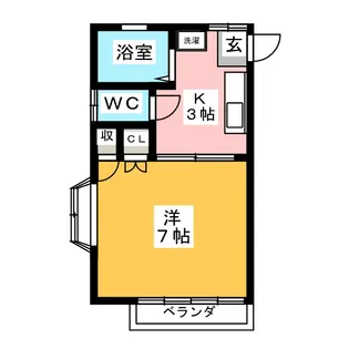 サンハイム【2階】の間取り