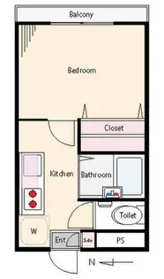 東京都台東区谷中7【アパート】の間取り