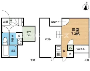 CB琴平ソレイユ【2階】の間取り