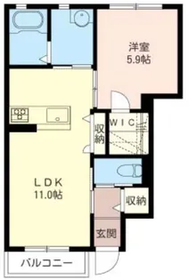 Casa Regio A【1階】の間取り