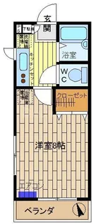 ローズヴィラ【1階】の間取り