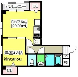 Sol Levante【3階】の間取り