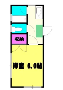 ドミールアイボリー【1階】の間取り