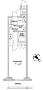 東京都渋谷区千駄ヶ谷4【マンション】の間取り