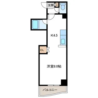 αNEXT北15条 アルファネクスト北15条【9階】の間取り