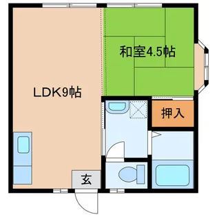コーポラス中須【2階】の間取り