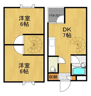 神奈川県横浜市港北区綱島西4【マンション】の間取り