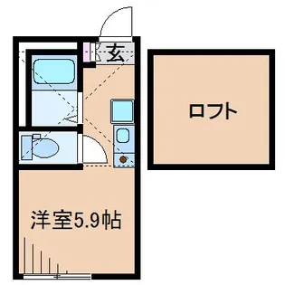 神奈川県横浜市港北区日吉2【アパート】の間取り