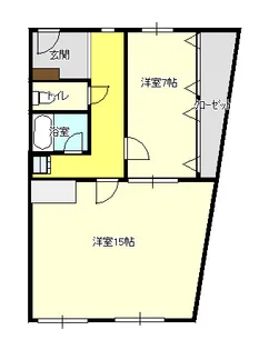 Lily-be学校町【3階】の間取り