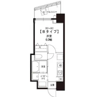 コンフォルト芝公園【8階】の間取り