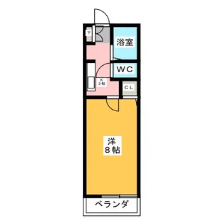 シェトワ御器所【2階】の間取り