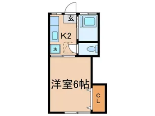 天神町スカイライト【1階】の間取り