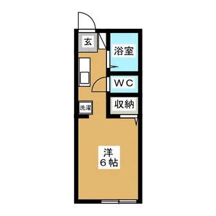 ニューハイツマツモト【1階】の間取り