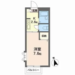 セフィラS【2階】の間取り