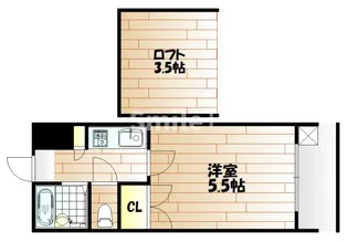 グランシャリオ当新田【1階】の間取り