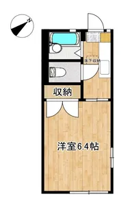 ハウスひまわりB【1階】の間取り