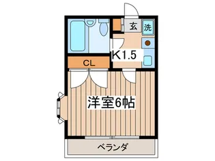 ハイム白樺【1階】の間取り