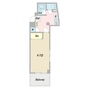 スプリームフラット壱番館【3階】の間取り