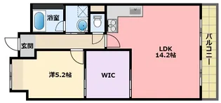 ユーレジデンス武庫川 (旧アプリーレ武庫川)【3階】の間取り
