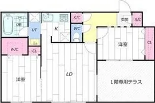 Berlinetta east【1階】の間取り