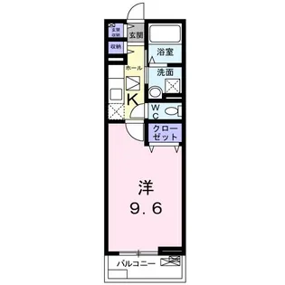 カーサ デル ソル【1階】の間取り