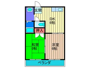 ファミール寺浦【3階】の間取り