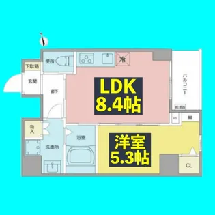 VERITAS IZUMI【7階】の間取り