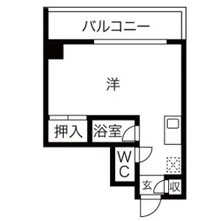 リバーハイツ納屋橋【4階】の間取り