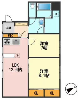 喜界ビル【4階】の間取り