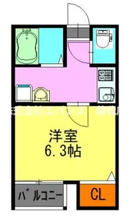 ルミエール大巌寺【1階】の間取り