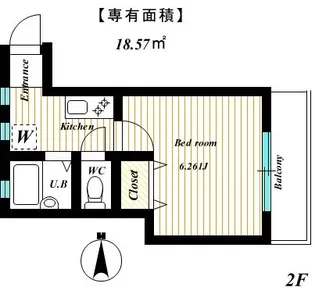 Casa FM【2階】の間取り