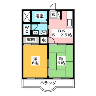 ロイヤルパレスT&K【2階】の間取り