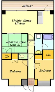 アセンダント【4階】の間取り