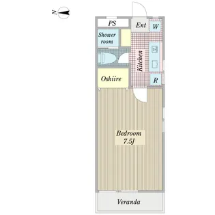オータムリーフII【2階】の間取り