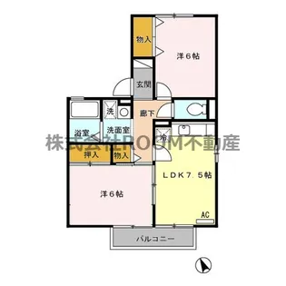 シャルマンコート【2階】の間取り
