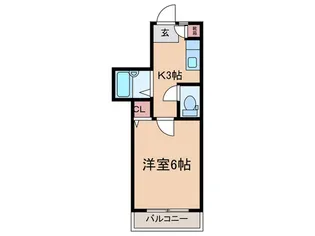 SHIMONS11【7階】の間取り