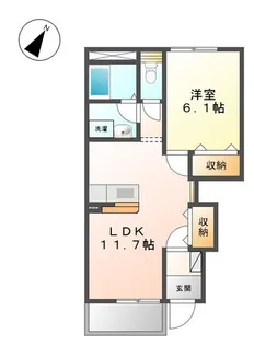 アバンテI【1階】の間取り