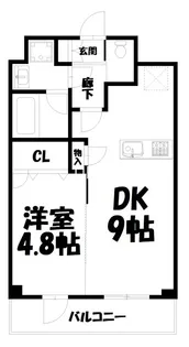 べラジオ五条堀川III【6階】の間取り