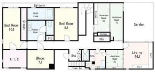 ユービル【3階】の間取り