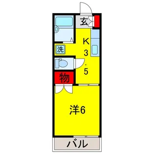 フォーブル加茂【2階】の間取り