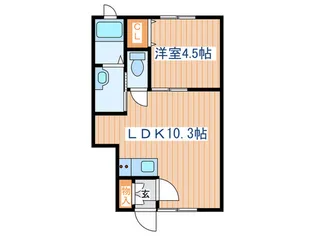 メゾン・ジョリI【1階】の間取り