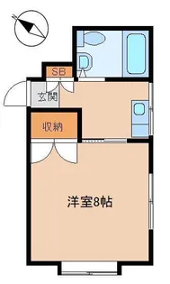 バードモアハイツ【1階】の間取り