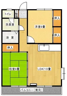 ハーミテージ【1階】の間取り